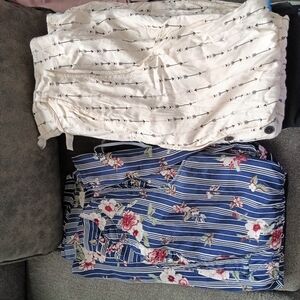 Floral and Arrow Print Skirts